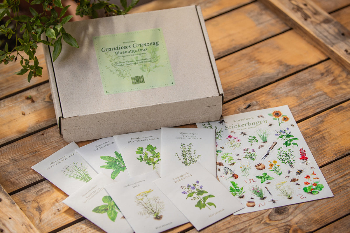 Saatgutbox "Grandioses Grünzeug"