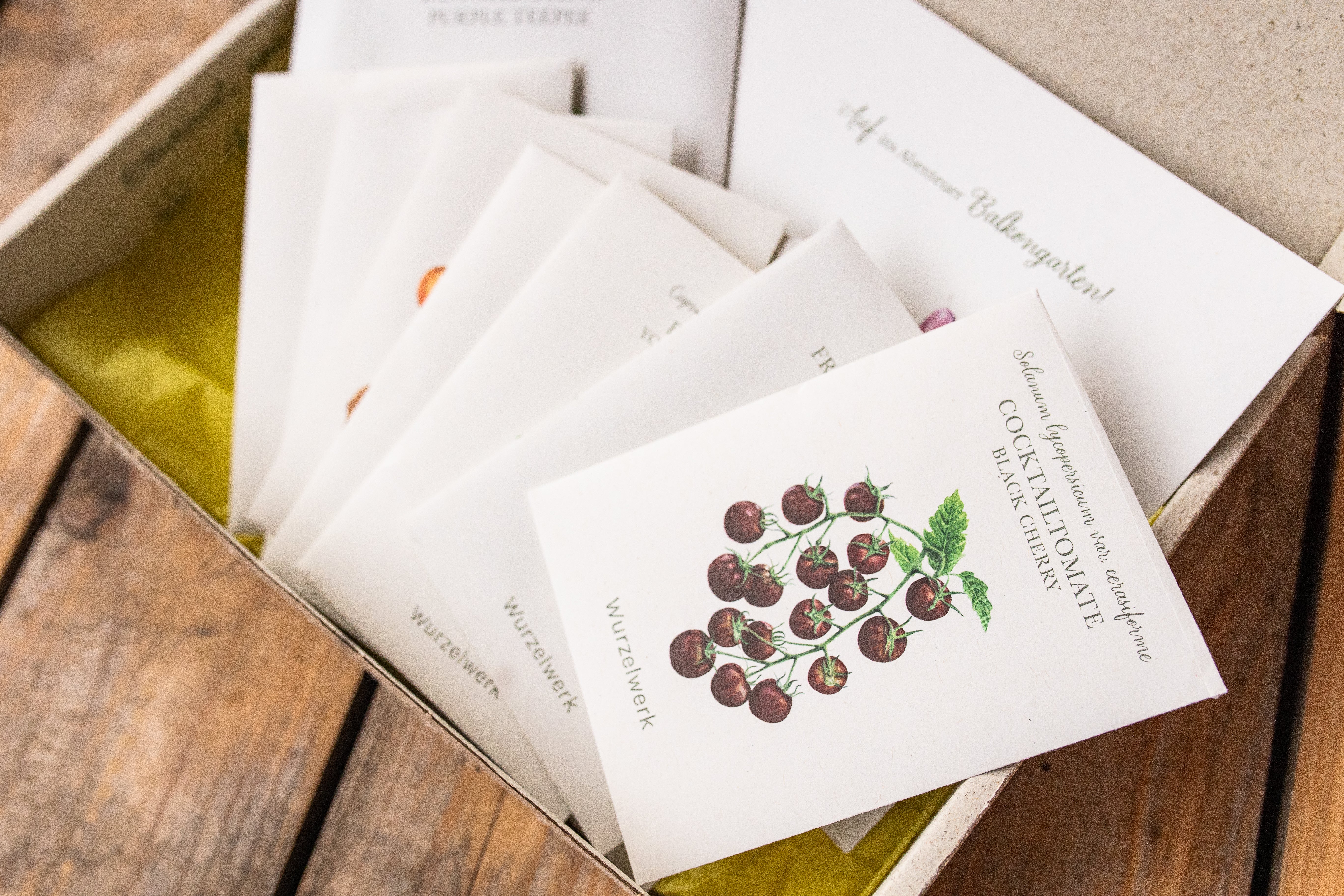 Saatgut-Box 'Balkongemüse'