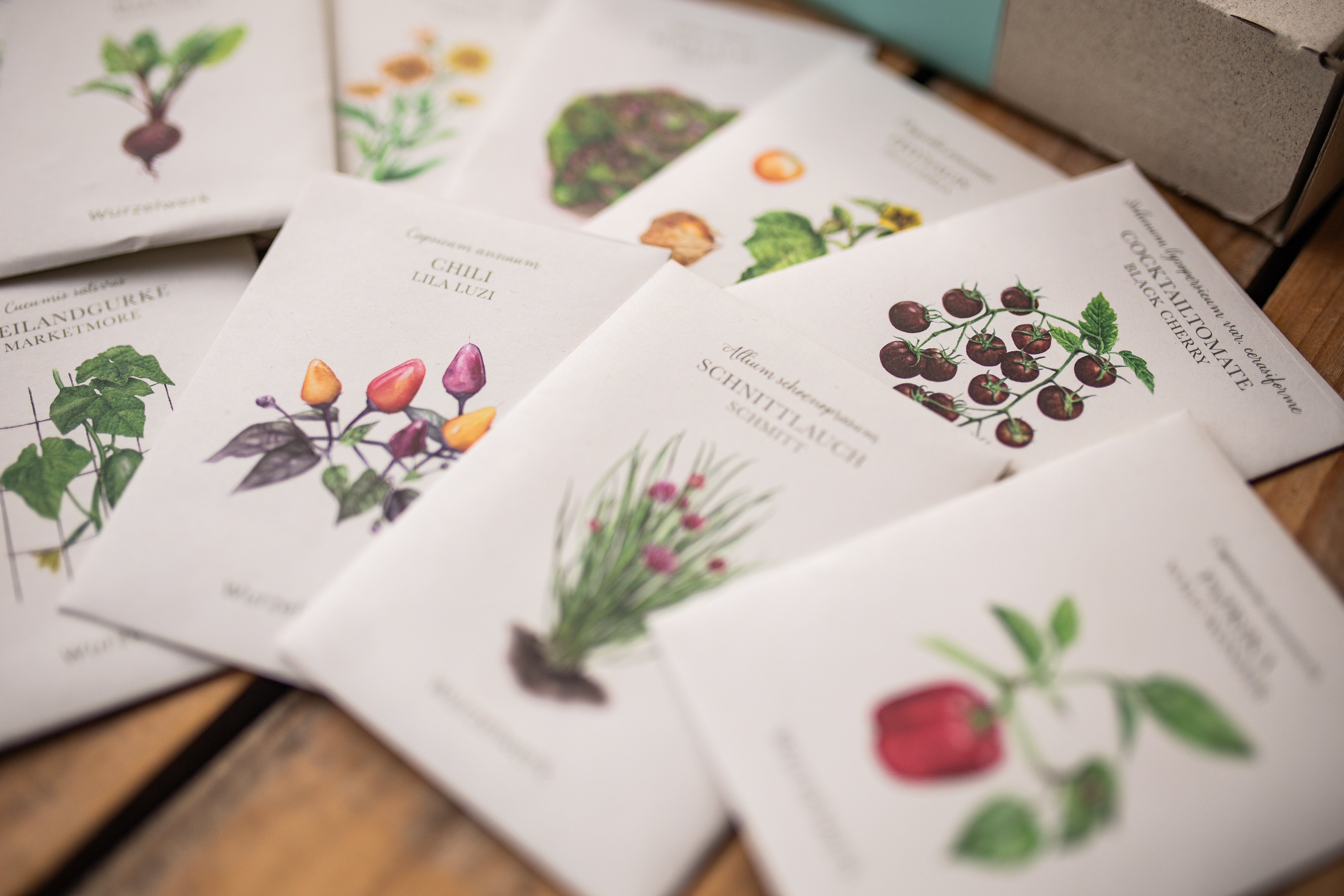 Saatgut-Box 'Balkongemüse'