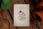 Saatguttütchen Schmuckkörbchen "Cosmea"