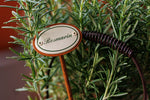 Kräuterschild "Rosmarin" im Detail