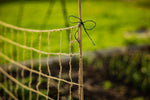 Befestigung des Kletternetz an Bambustab 