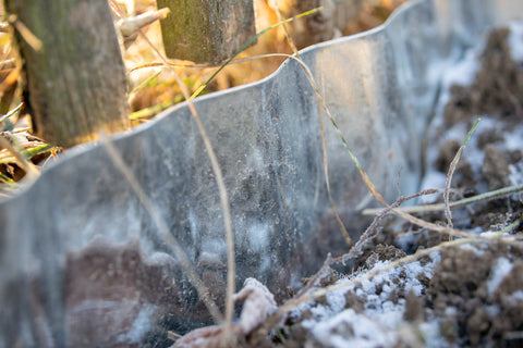 Rasenkante aus Metall