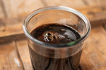 Vinasse Dünger im Glas